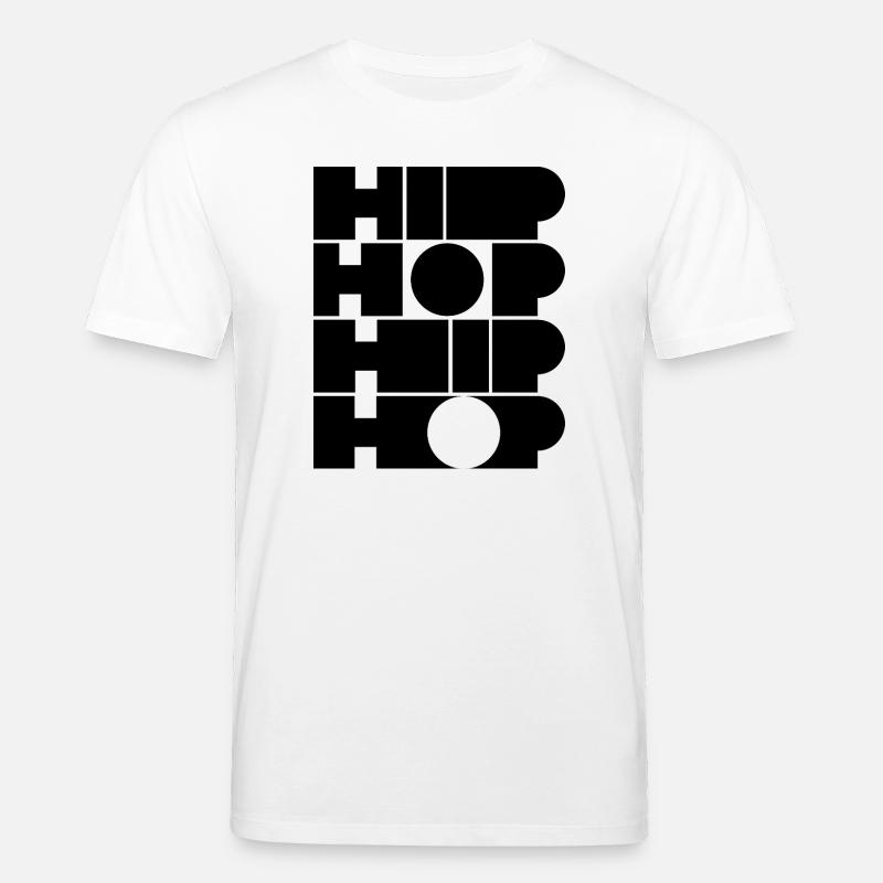 Hip-Hop-Mut typografisches Logodesign - Stanley/Stella Unisex Bio-T-Shirt CREATOR  - Weiß