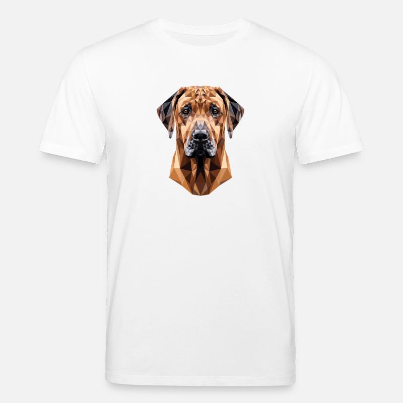 Rhodesian Ridgeback Jagdhund Hunde Stolz Ridgeback - Stanley/Stella Unisex Bio-T-Shirt CREATOR  - Weiß