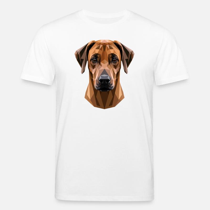 Rhodesian Ridgeback Jagdhund Hunde Stolz Ridgeback - Stanley/Stella Unisex Bio-T-Shirt CREATOR  - Weiß