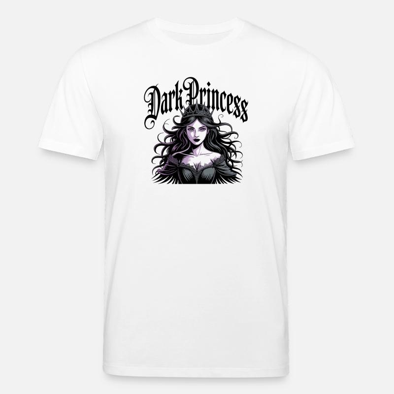 Dunkle Prinzessin Gothic Krone - Stanley/Stella Unisex Bio-T-Shirt CREATOR  - Weiß