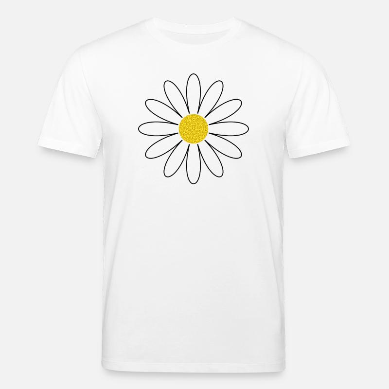 Gänseblümchen Blüte Blume - Stanley/Stella Unisex Bio-T-Shirt CREATOR  - Weiß