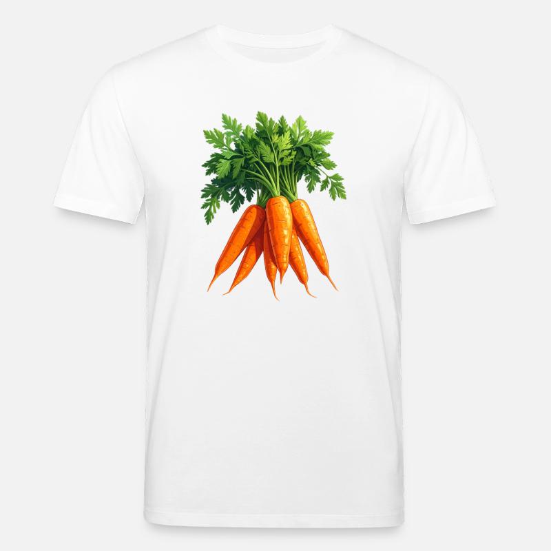 Gulerødder / Gulerødder - Stanley/Stella CREATOR økologisk unisex-T-shirt - hvid