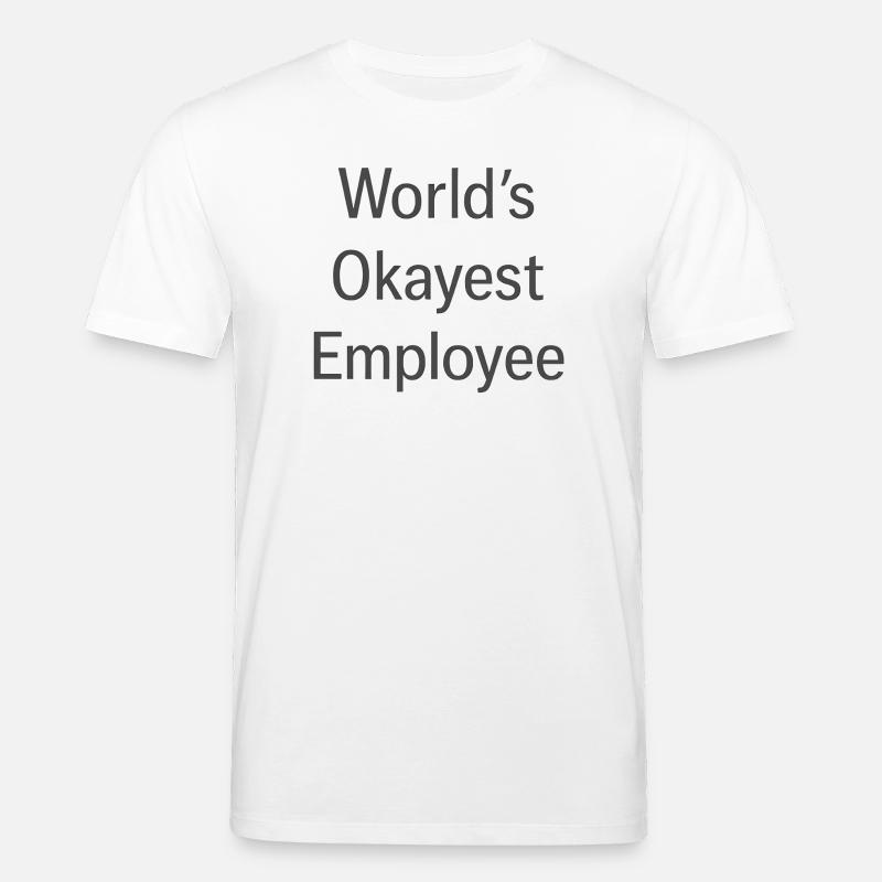 Der beste Mitarbeiter der Welt - Stanley/Stella Unisex Bio-T-Shirt CREATOR - Weiß
