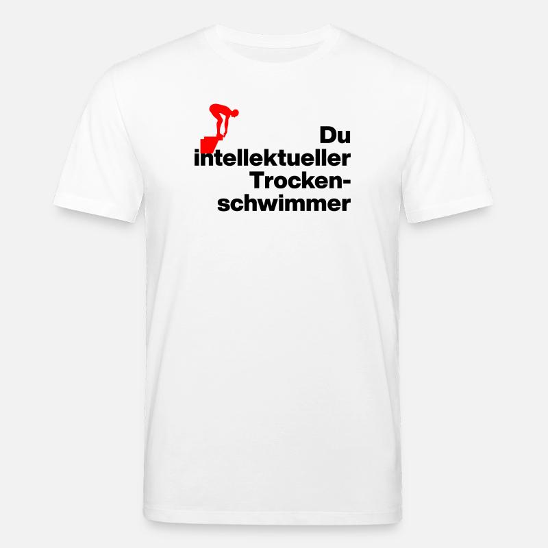 ESPÈCE DE NAGEUR SEC INTELLIGENT. SARCASME - T-shirt bio CREATOR Stanley/Stella Unisexe - blanc