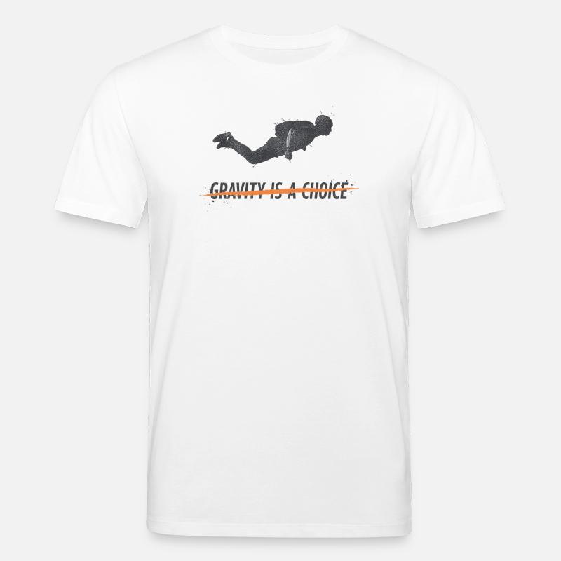 Plongez dans la gravité : un choix - T-shirt bio CREATOR Stanley/Stella Unisexe - blanc