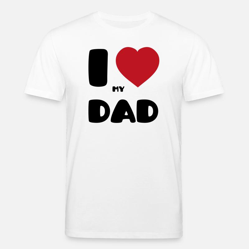 J’aime mon papa - T-shirt bio CREATOR Stanley/Stella Unisexe - blanc