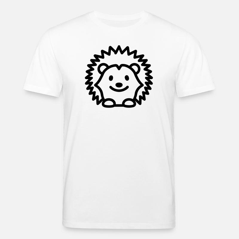 hérisson - T-shirt bio CREATOR Stanley/Stella Unisexe - blanc