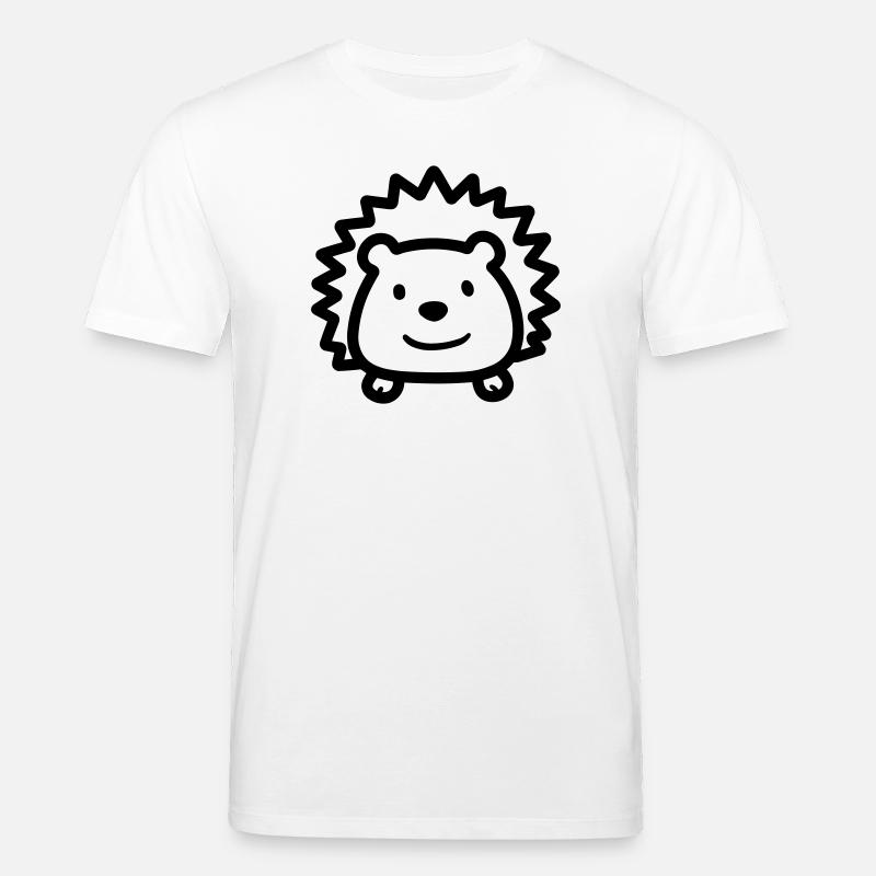 hérisson - T-shirt bio CREATOR Stanley/Stella Unisexe - blanc