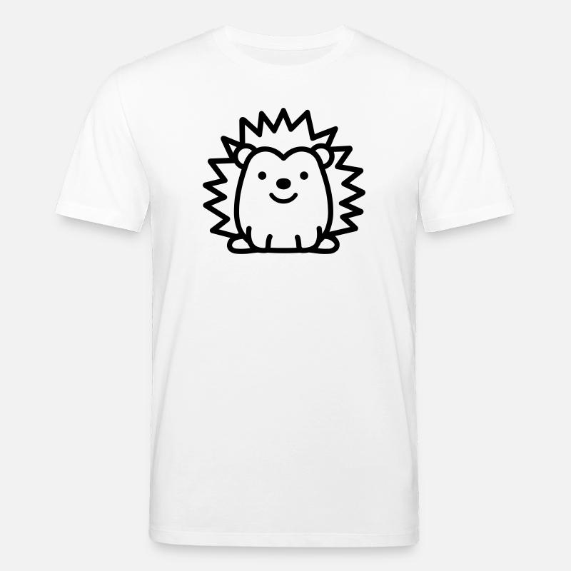 hérisson - T-shirt bio CREATOR Stanley/Stella Unisexe - blanc