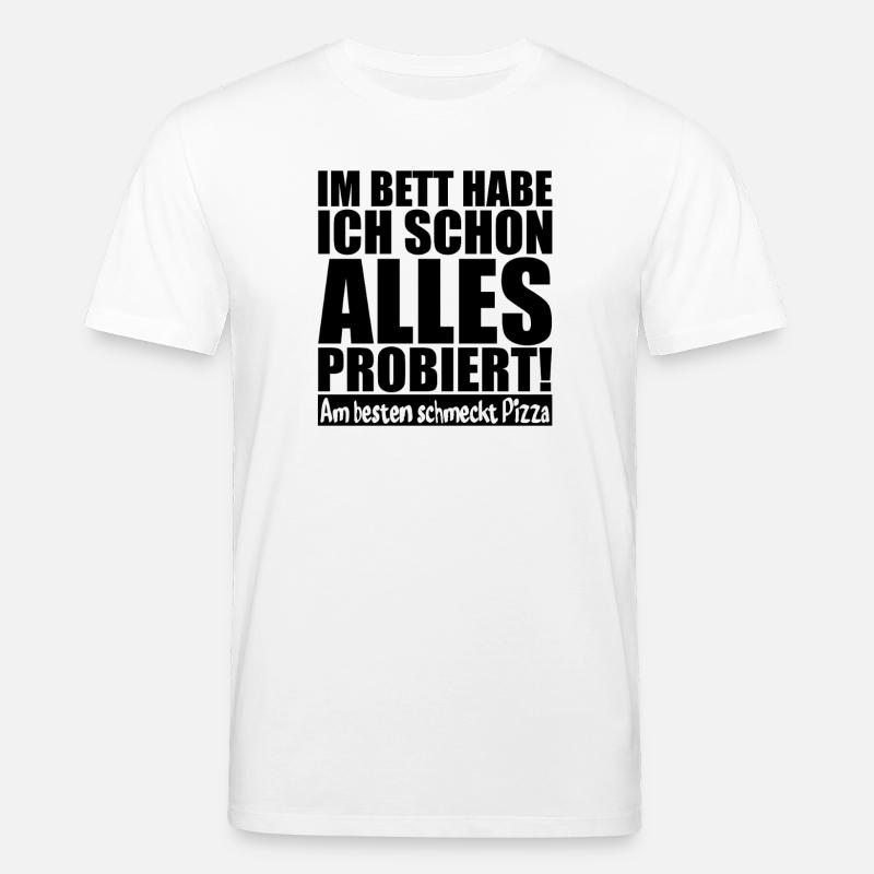 Sarcasmo sulla pizza - Maglietta ecologica unisex CREATOR di Stanley/Stella - bianco