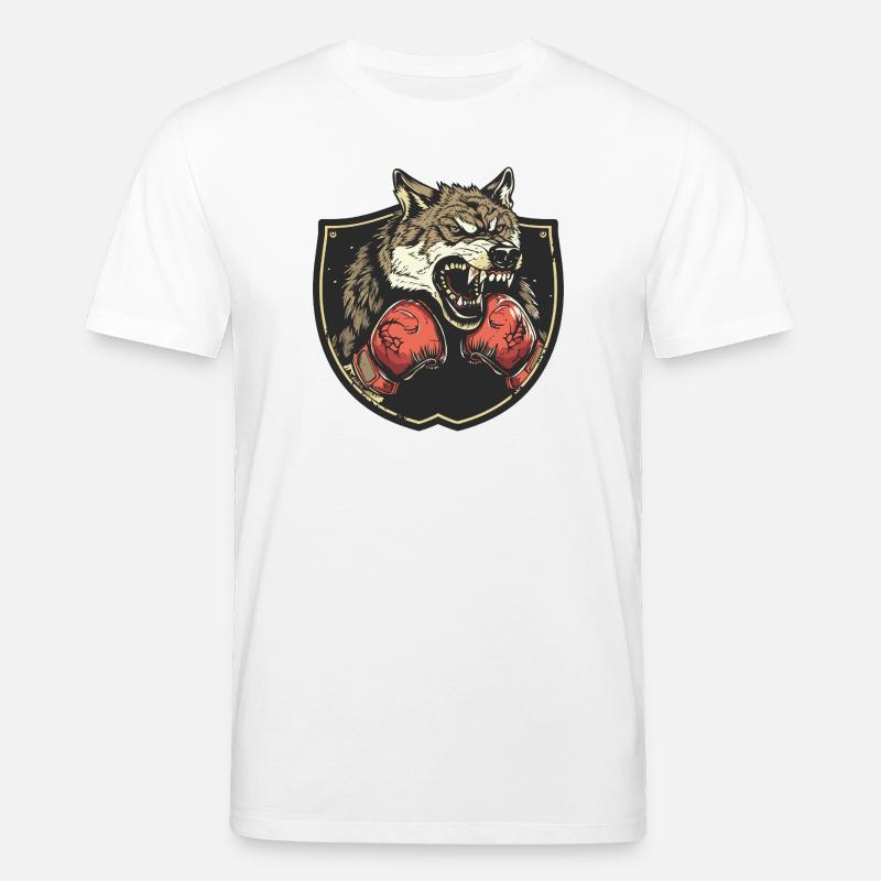 Wolf Boxer MMA - Stanley/Stella Unisex Bio-T-Shirt CREATOR  - Weiß