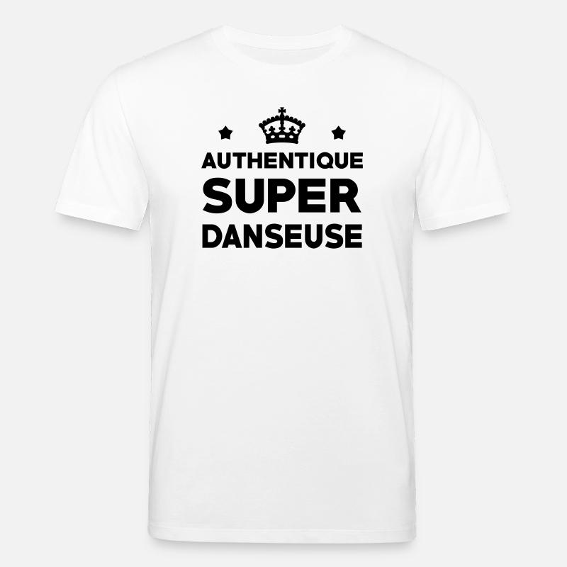 Authentic super dancer - Stanley/Stella CREATOR Unisex Organic T-Shirt - white