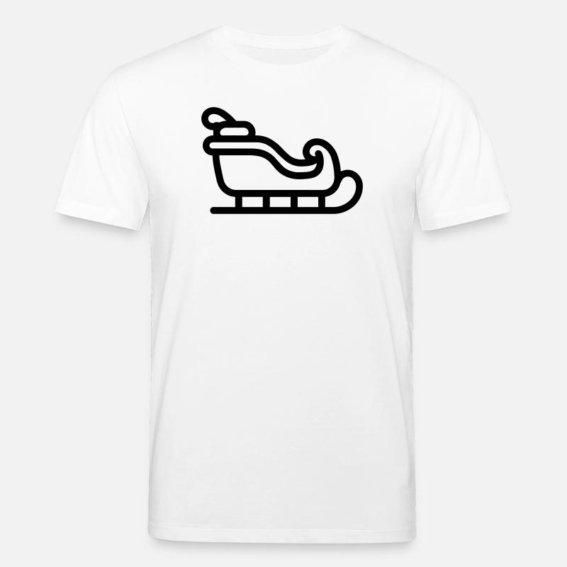 Santa's Schlitten - Stanley/Stella Unisex Bio-T-Shirt CREATOR  - Weiß