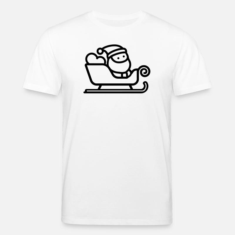 Santa's Schlitten - Stanley/Stella Unisex Bio-T-Shirt CREATOR  - Weiß