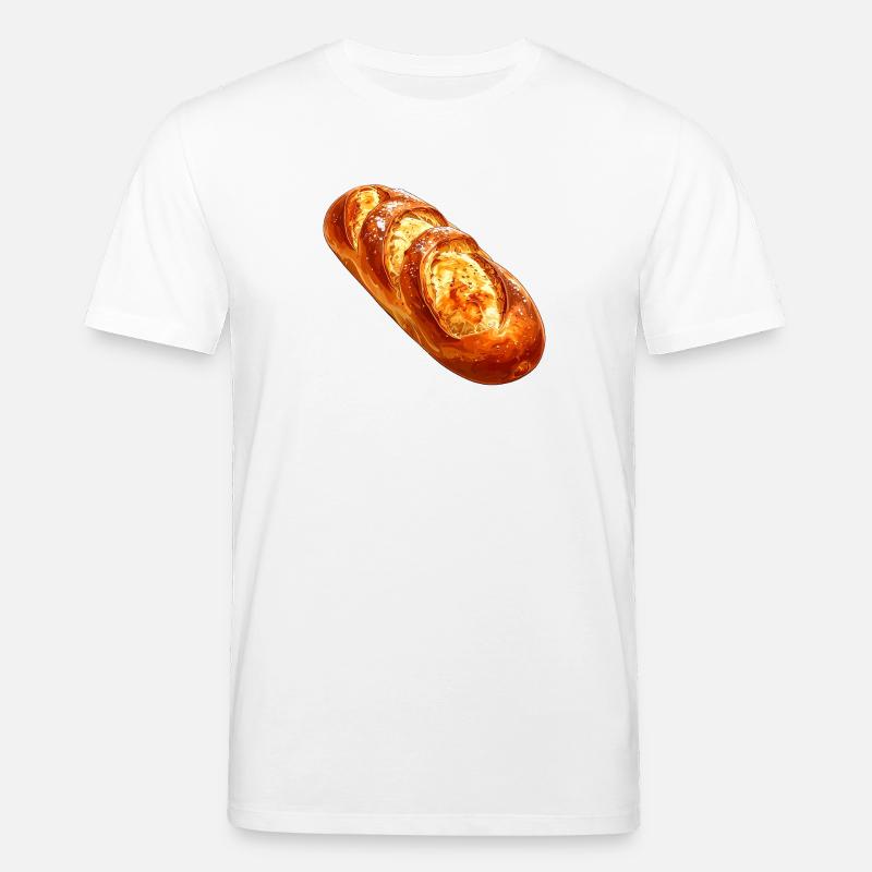 Brot oder Baguette - Stanley/Stella Unisex Bio-T-Shirt CREATOR  - Weiß