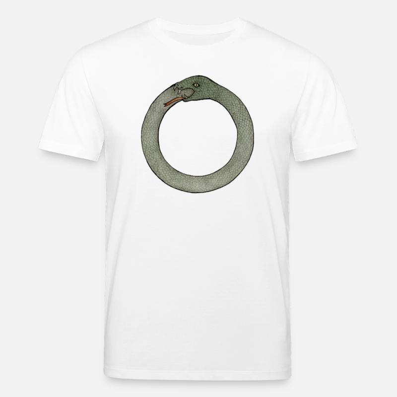 Geschwindete Schlangen-Emblem - Stanley/Stella Unisex Bio-T-Shirt CREATOR  - Weiß