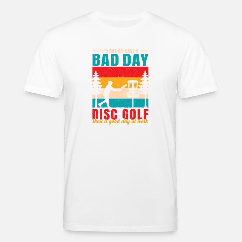 Disc Golf Geschenke Discgolf - Stanley/Stella Unisex Bio-T-Shirt CREATOR  - Weiß