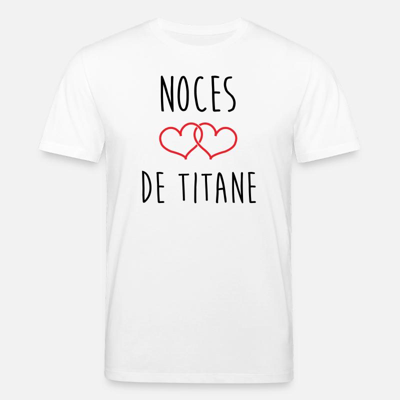 Titanium-Hochzeit 72 Jahre Ehe - Stanley/Stella Unisex Bio-T-Shirt CREATOR  - Weiß