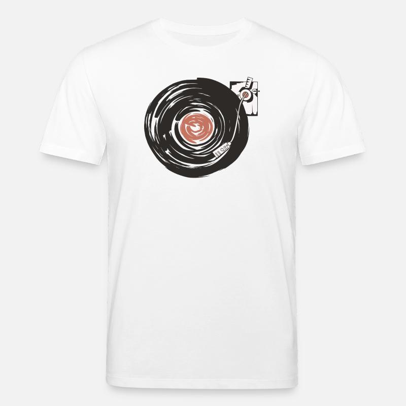 Vinyl Schallplatte Retro - Stanley/Stella Unisex Bio-T-Shirt CREATOR - Weiß