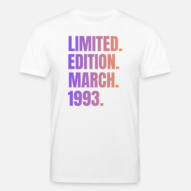 Édition Limitée Mars 1993 - T-shirt bio CREATOR Stanley/Stella Unisexe - blanc