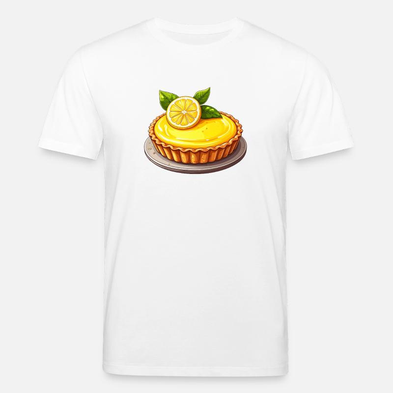 Kuchen mit Zitrone - Stanley/Stella Unisex Bio-T-Shirt CREATOR  - Weiß