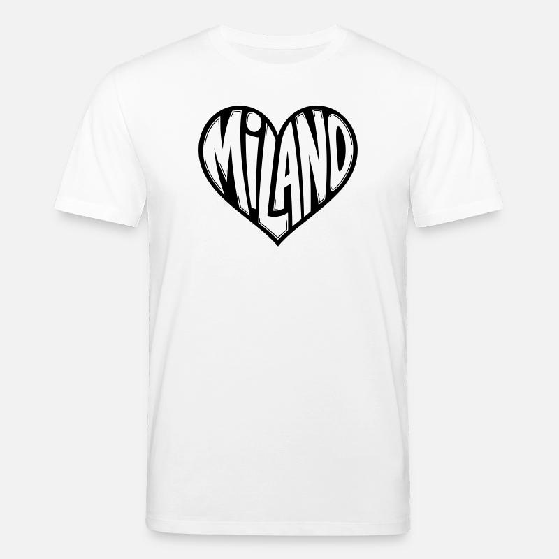 Mailand Milano Herz - Stanley/Stella Unisex Bio-T-Shirt CREATOR  - Weiß