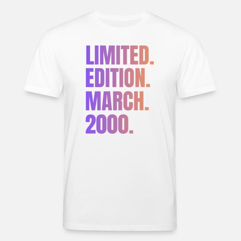 Édition Limitée Mars 2000 - T-shirt bio CREATOR Stanley/Stella Unisexe - blanc