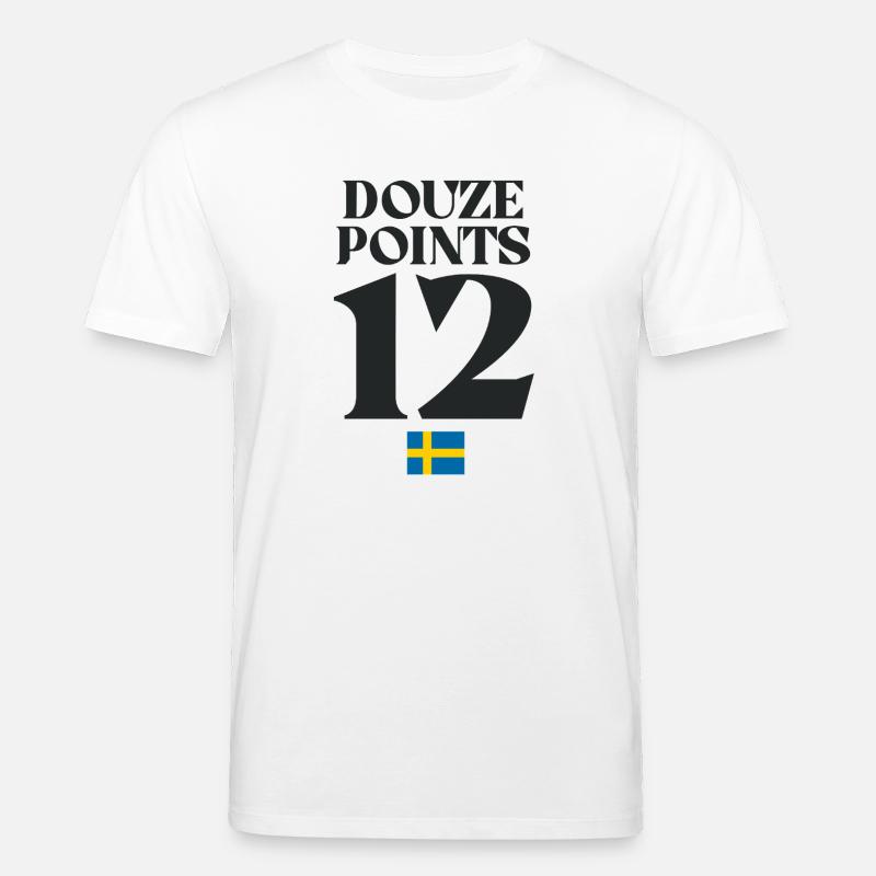 Twelve Points Sweden Eurovision - Stanley/Stella CREATOR Unisex Organic T-Shirt - white