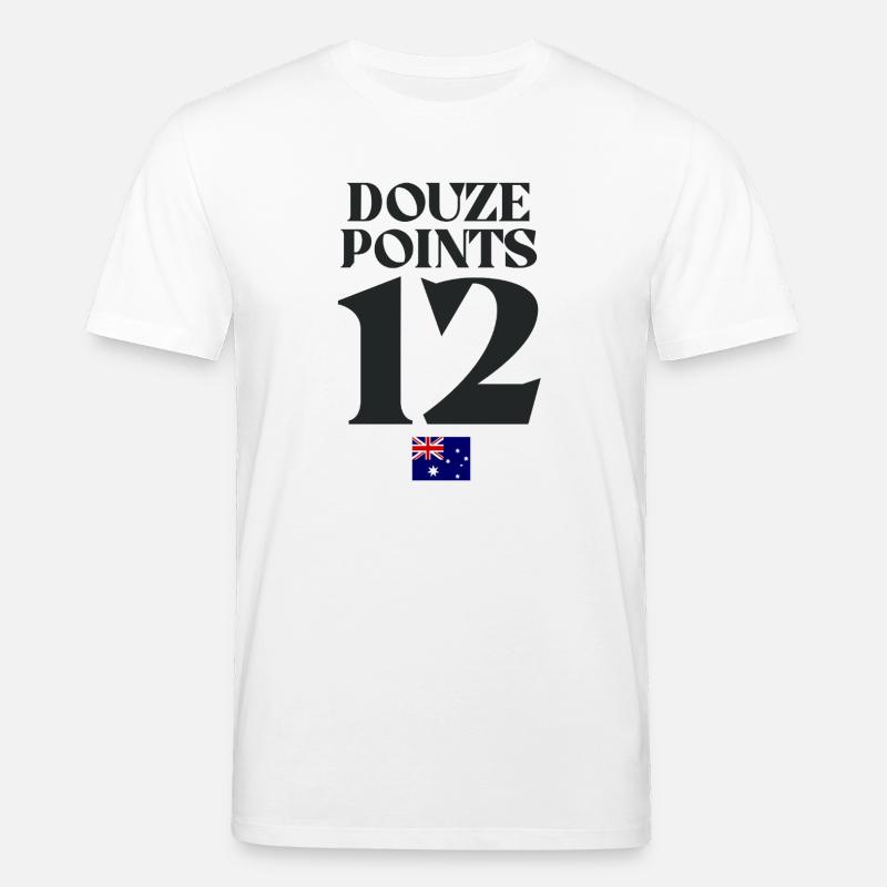 Twelve Points Australia Eurovision  - Stanley/Stella CREATOR Unisex Organic T-Shirt - white