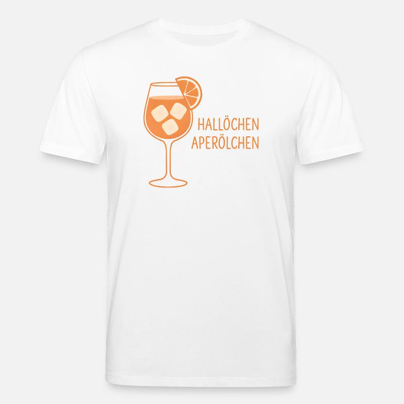 Hallöchen Aperölchen Party Spritz Geschenkidee - Stanley/Stella Unisex Bio-T-Shirt CREATOR  - Weiß