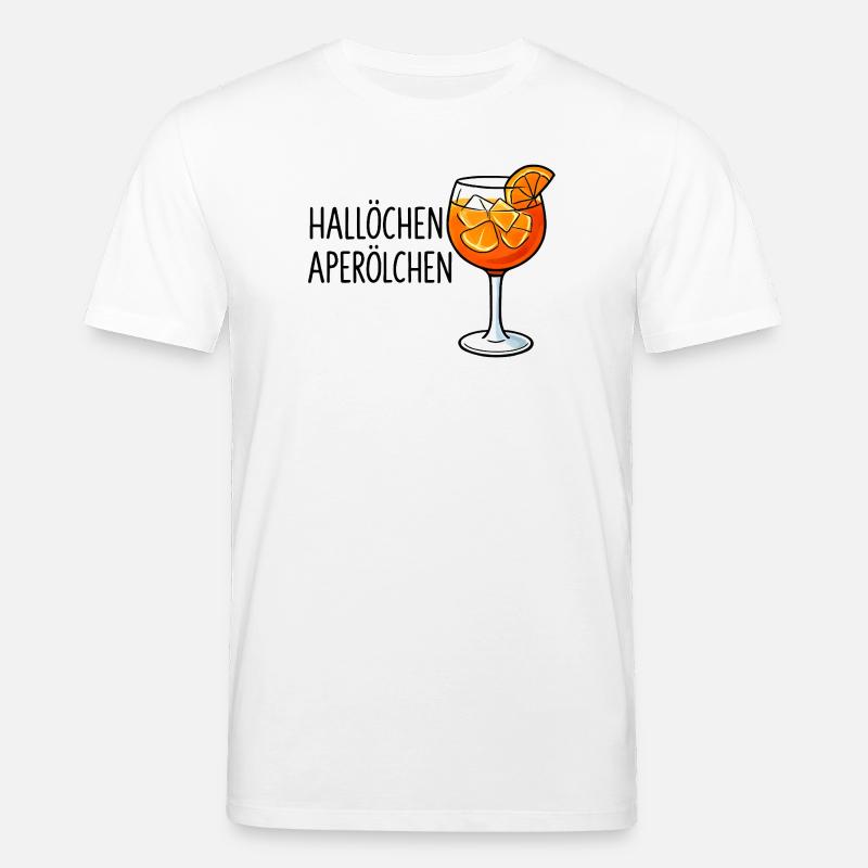 Hallöchen Aperölchen Party Spritz Geschenkidee - Stanley/Stella Unisex Bio-T-Shirt CREATOR  - Weiß