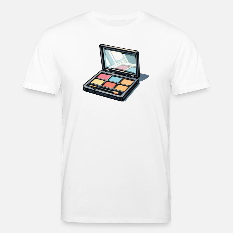 Farbenpalette Kunst: Makeup-Illustration - Stanley/Stella Unisex Bio-T-Shirt CREATOR - Weiß