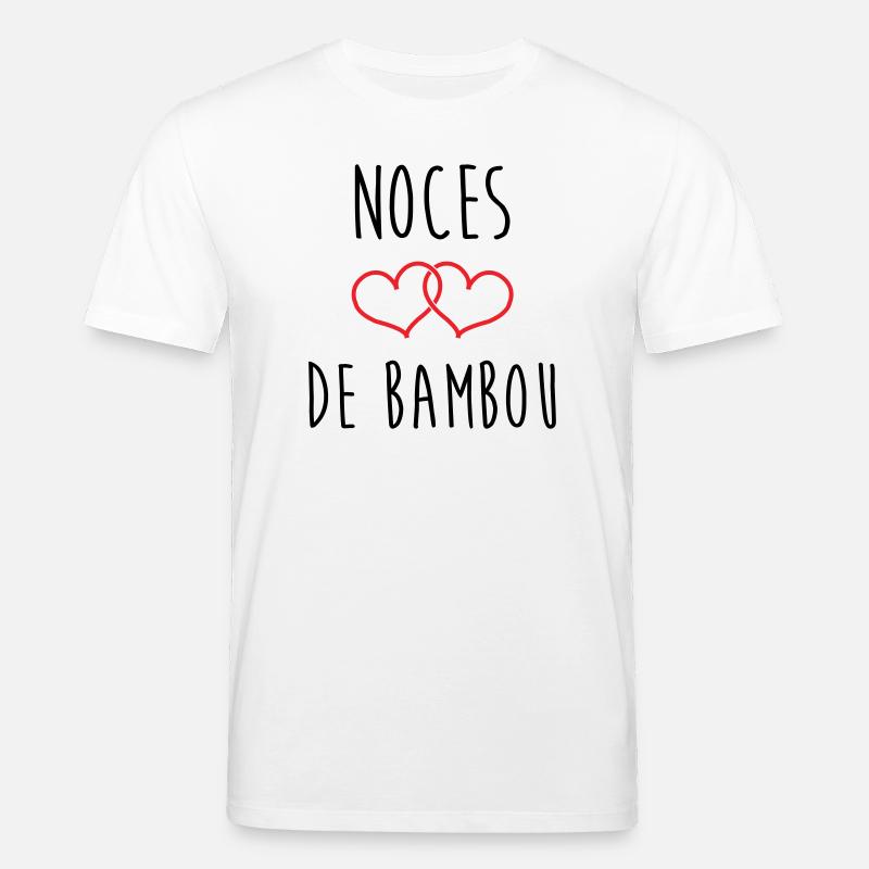 Bambushochzeit 79 Jahre Ehe - Stanley/Stella Unisex Bio-T-Shirt CREATOR  - Weiß