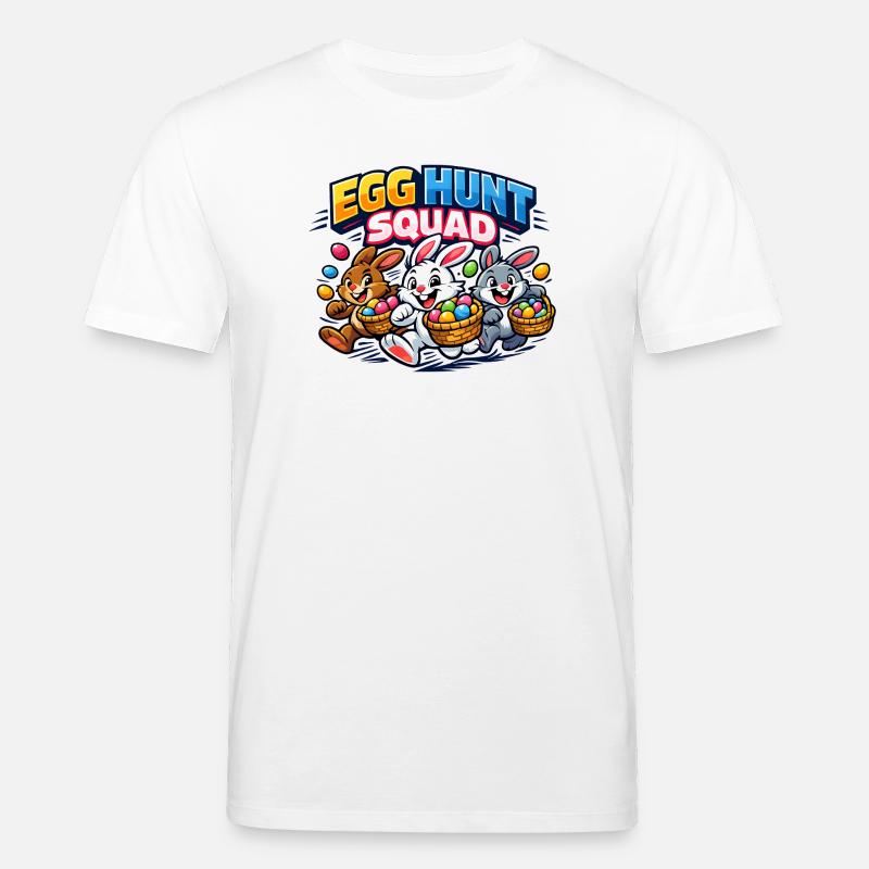 Easter Egg Hunt Squad Easter Bunny - Stanley/Stella CREATOR Unisex Organic T-Shirt - white