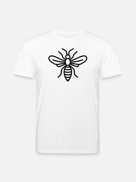 guêpe - T-shirt bio CREATOR Stanley/Stella Unisexe - blanc