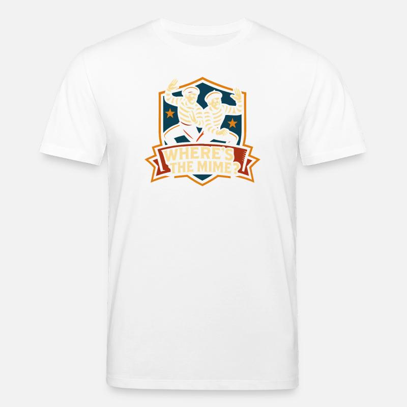 Sirkusmiimi Hauska lasten sirkus - Stanley/Stella CREATOR unisex luomu-t-paita - valkoinen