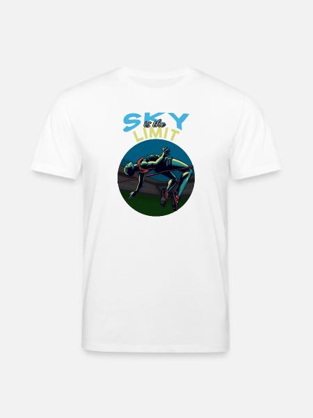 High jump: Sky is the limit! - Stanley/Stella CREATOR Unisex Organic T-Shirt - white
