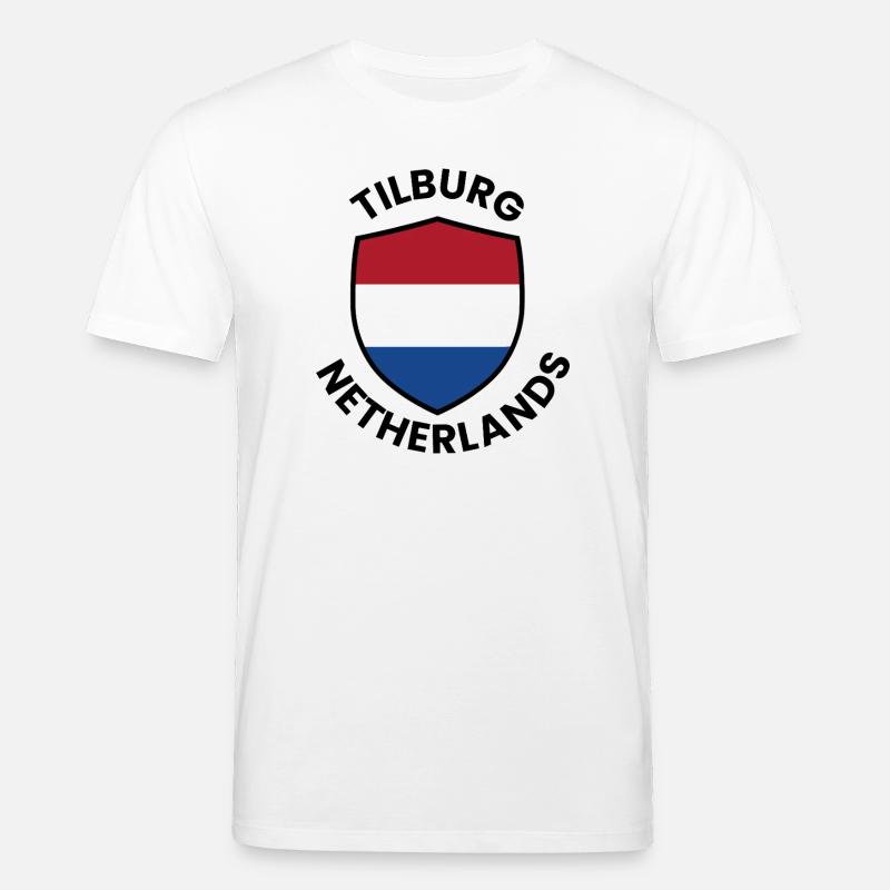 Schild der Tilburger Niederlande - Stanley/Stella Unisex Bio-T-Shirt CREATOR  - Weiß