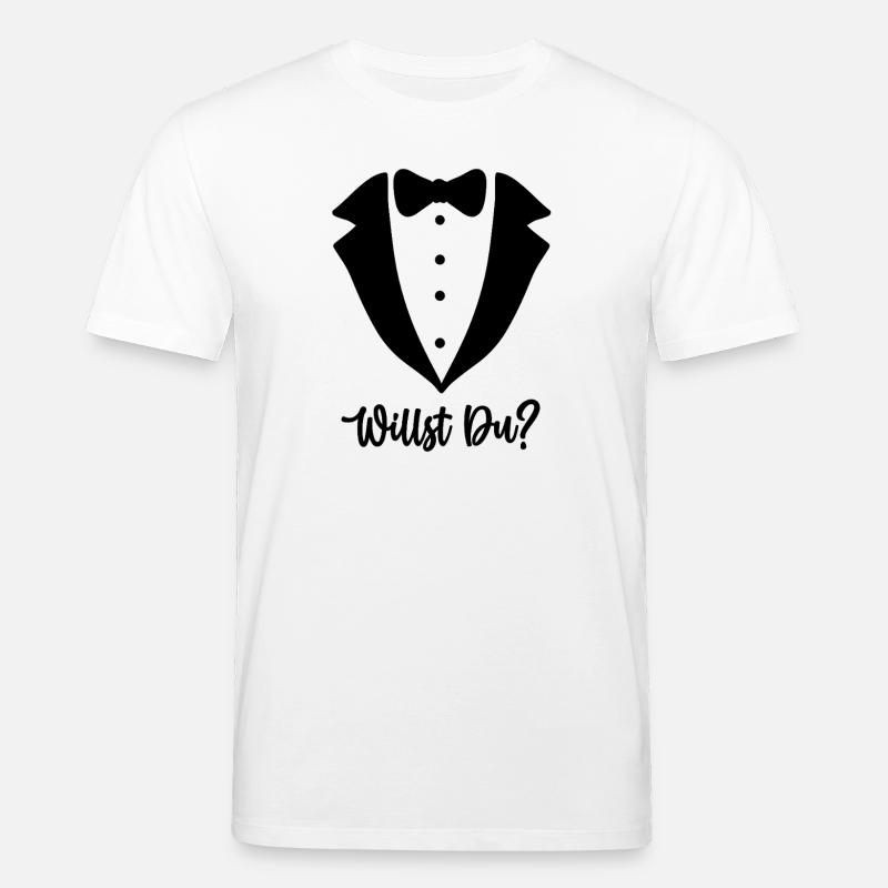 PROPOSEZ-VOUS une demande en mariage mariage - T-shirt bio CREATOR Stanley/Stella Unisexe - blanc