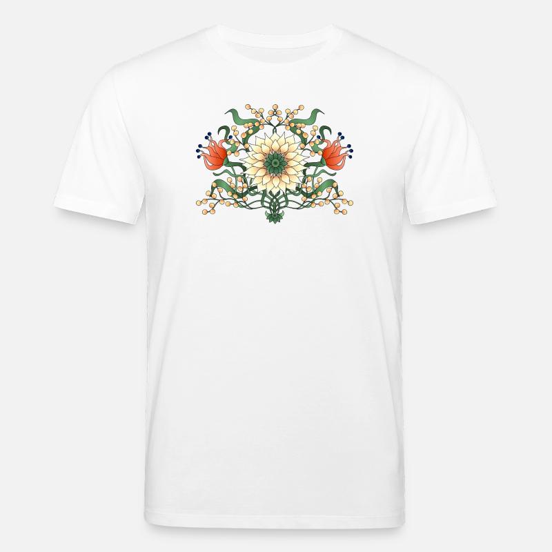 Blumen - Stanley/Stella Unisex Bio-T-Shirt CREATOR  - Weiß
