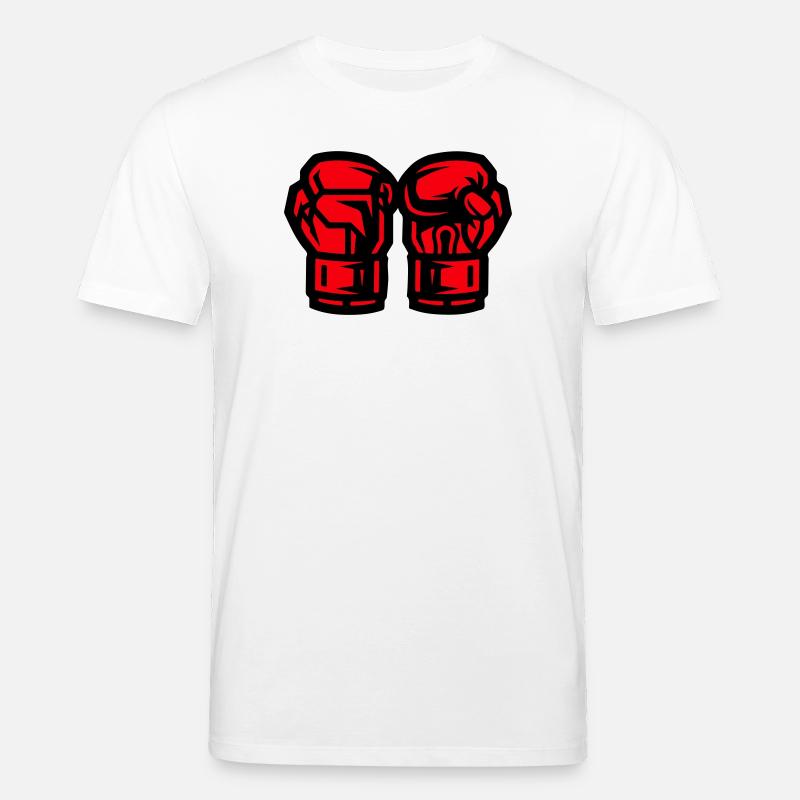 Boxhandschuhe Symbol Boxen - Stanley/Stella Unisex Bio-T-Shirt CREATOR  - Weiß
