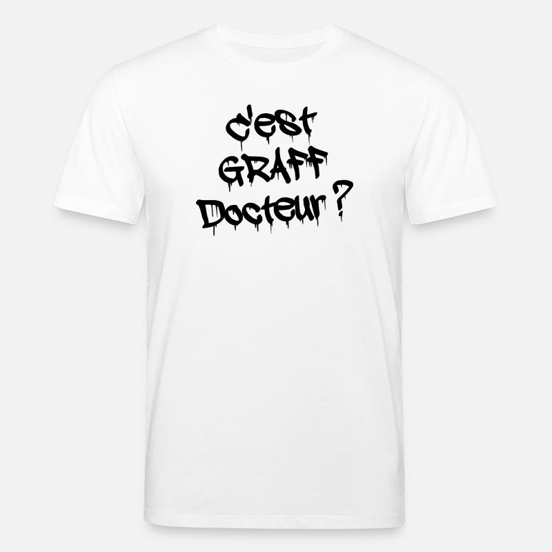 IST ES GRAFFITI, DOKTOR? - Stanley/Stella Unisex Bio-T-Shirt CREATOR  - Weiß