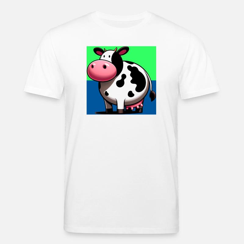 cow - Stanley/Stella CREATOR Unisex Organic T-Shirt - white
