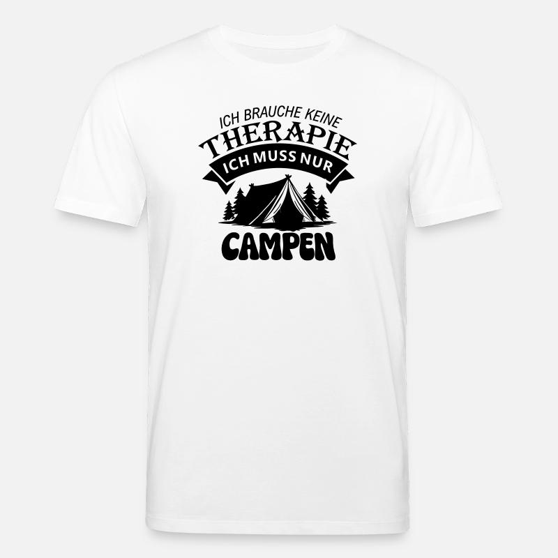 Ich muss Campen  - Stanley/Stella Unisex Bio-T-Shirt CREATOR  - Weiß