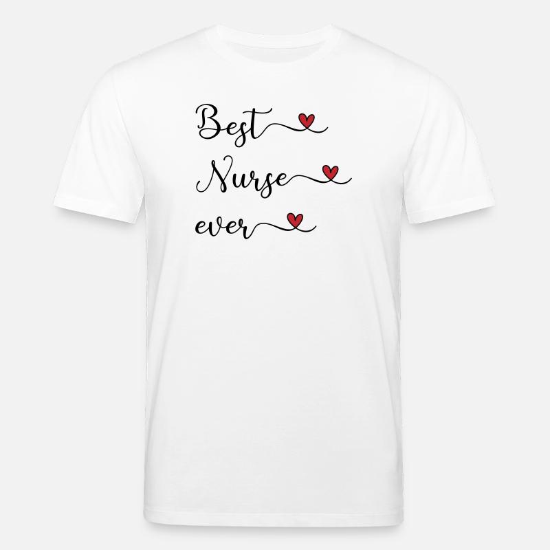 Krankenschwester - beste Krankenschwester - Stanley/Stella Unisex Bio-T-Shirt CREATOR - Weiß