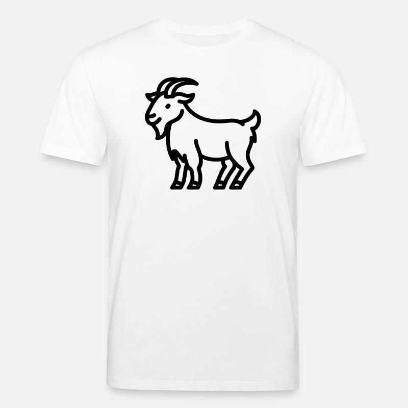chèvre - T-shirt bio CREATOR Stanley/Stella Unisexe - blanc