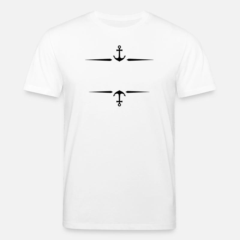 Anker symbol - Stanley/Stella Unisex Bio-T-Shirt CREATOR  - Weiß