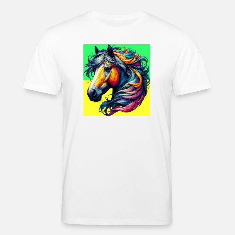 Pferd - Stanley/Stella Unisex Bio-T-Shirt CREATOR  - Weiß