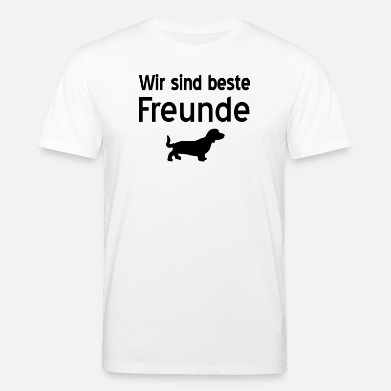 Dackel - Stanley/Stella Unisex Bio-T-Shirt CREATOR  - Weiß