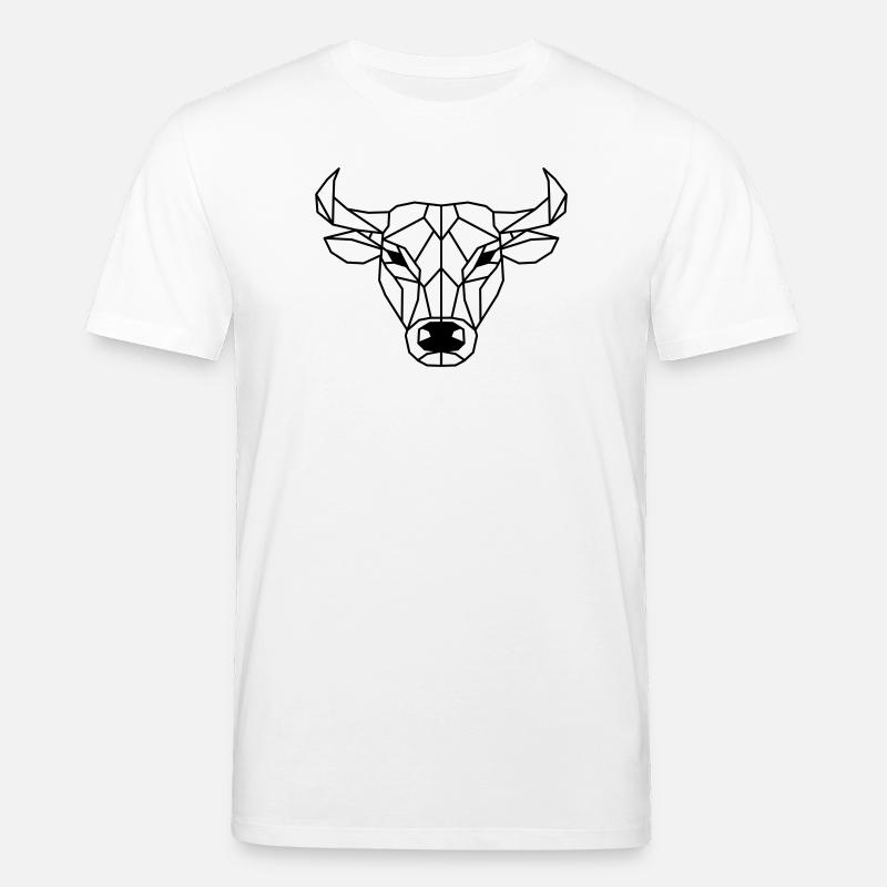 Polygone de bœuf - T-shirt bio CREATOR Stanley/Stella Unisexe - blanc